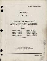 Parts Breakdown for Constant Displacement Hydraulic Pump Assemblies