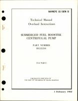 Overhaul Instructions for Submerged Fuel Booster Centrifugal Pump - Part RG12210