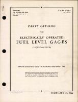 Parts Catalog for Electrically Operated Fuel Level Gages
