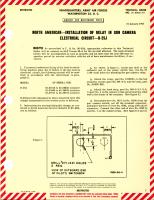 Installation of Relay in Gun Camera Electrical Circuit for B-25J