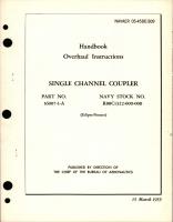 Overhaul Instructions for Single Channel Coupler - Part 16007-1-A