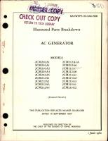 Illustrated Parts Breakdown for AC Generator - Models 2CM202, 2CM203, 2CM212, 2CM213, 2CM215