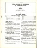 Overhaul Instructions with Parts Breakdown for Radio Interference Filter Box - 12034-11