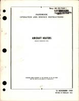 Operation and Service Instructions for Aircraft Heaters 