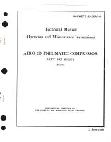 Operation and Maintenance Instructions for Aero 2B Pneumatic Compressor Part No. 892363 