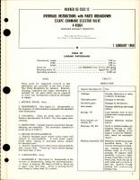 Overhaul Instructions with Parts Breakdown for Escape Command Selector Valve - Part 4-49964