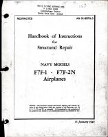Structural Repair Instructions for F7F-1 and F7F-2N