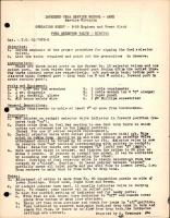 P-38 Engines & Powerplant - Fuel Selector Valve - Rigging, 