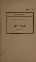 Shop Work - Technical Manual