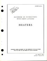 Handbook of Instructions with Parts Catalog for Heaters 