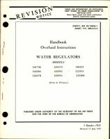 Overhaul Instructions for Water Regulators