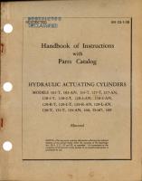 Instructions with Parts Catalog for Hydraulic Actuating Cylinders 
