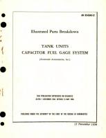 Illustrated Parts Breakdown for Tank Units, Capacitor Fuel Gage System