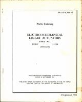 Parts Catalog for Electro-Mechanical Linear Actuators