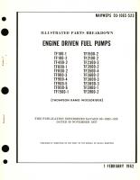 Illustrated Parts Breakdown for Engine Driven Fuel Pumps TF100, TF400, TF800, TF900, TF1500, TF2100, TF2300, TF3500, TF3600, TF3800, TF3900