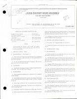 Overhaul Instructions with Illustrated Parts Breakdown for Fluid Shutoff Valve Assembly - D-32-192LH and D-32-193RH