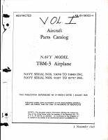 Aircraft Parts Catalog TBM-3 (1 of 3)