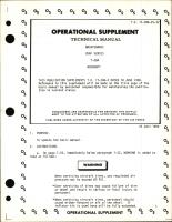Operational Supplement to Technical Manual of Maintenance for USAF Series T-28A Aircraft