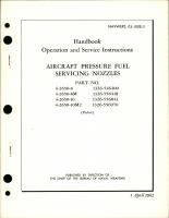 Operation and Service Instructions for Pressure Fuel Servicing Nozzles