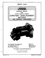 Overhaul Manual for MF24-3906-2 Constant Displacement Motors for Aircraft