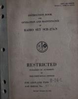 Instruction Book for Operation and Maintenance of Radio Set SCR-274-N