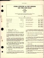 Overhaul Instructions with Parts Breakdown for Long Stroke Piston Release - R-4321