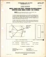 Wheels, Brakes and Struts - Provisions for Installation of Centrifuse Brake Drums in Bendix 17:00-16 Wheels