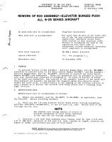 Rework of Rod Assembly - Elevator Bungee-Push All B-25 Series Aircraft