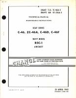 Maintenance Instructions for C-46, ZC-46A, C-46D, C-46F, and R5C-1