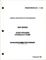 Overhaul Instructions with Parts Breakdown for Stratopower Hydraulic Pump - 65W Series 