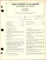 Overhaul Instructions with Parts Breakdown for Flap Control Valve Assembly HC-2380 M5
