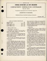 Overhaul Instructions with Parts Breakdown for Compartment Temperature Controller - Part 510793