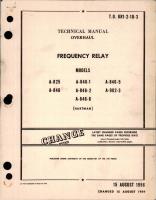 Overhaul Manual for Frequency Relay