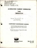 Maintenance Manual for Alternating Current Generator - Type 28B263-13-A