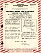 Enlargement of Wing Fuel Tank Drain Plug Access Holes for A-36A, P-51, and P-51A