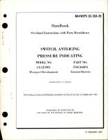 Overhaul Instructions with Parts Breakdown for Anti-Icing Pressure Indicating Switch - Model CG123901 - Part 576C60P3