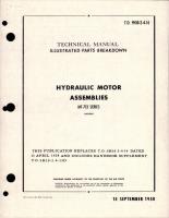 Illustrated Parts Breakdown for Hydraulic Motor Assemblies - MF-713 Series