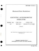 Illustrated Parts Breakdown for Counting Accelerometer Indicator Model No. 262 Type No. MS25448-1 