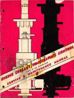 Engine Coolant Temperature Control Service & Maintenance Manual for P-38, Model TM-11-5, Type 43R102 (General Controls)