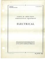 Index of Army Navy Electrical, Aeronautical Equipment