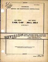 Service and Maintenance Instructions for C-45B, C-45F, JRB-3 and JRB-4
