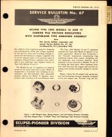 Eclipse Type 1042 Carbon Pile Voltage Regulators w Diaphragm Type Armature Assembly