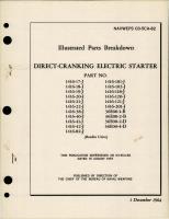 Illustrated Parts Breakdown for Direct Cranking Electric Starter - 1416 and 36E00 Series