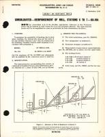 Reinforcement of Hull, Stations 6 to 7 for OA-10A