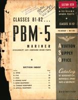 PBM-5 Mariner, Availability List and Airframe Spare Parts