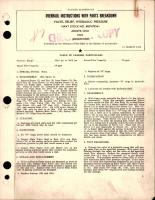 Overhaul Instructions with Parts Breakdown for Hydraulic Pressure Relief Valve - AN6279-12CD and 1032