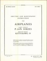 Erection & Maintenance Instructions for P-40N Series, Kittyhawk IV