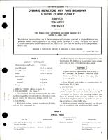 Overhaul Instructions with Parts Breakdown for Actuating Cylinder Assembly - S1565-61251, S15656-61251-1, and S1565-61251-2