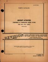 Parts Catalog for Aircraft Actuators (Components of Temperature Control System) Part No. EYLC Series 