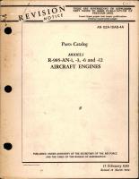 Parts Catalog for R-985-AN-1, R-985-AN-3, R-985-AN-6, and R-985-AN-12 Wasp Jr Engines 
